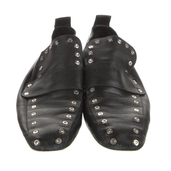 Celine Studded Leather Loafers - Picture 1 of 6